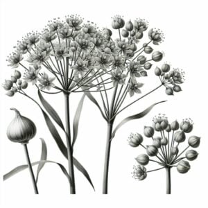 CZOSNEK ZIELONAWY (ALLIUM OLERACEUM)