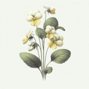 FIOŁEK POLNY (VIOLA ARVENSIS)