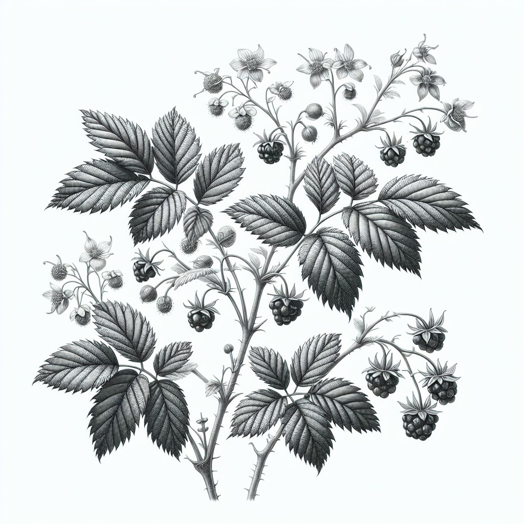 JEŻYNA POPIELICA (RUBUS CAESIUS)