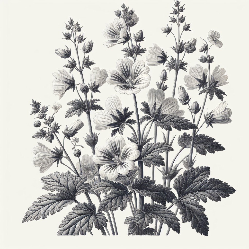 ŚLAZ DZIKI (MALVA SYLVESTRIS)