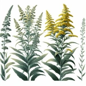 NAWŁOĆ PÓŹNA (SOLIDAGO GIGANTEA)