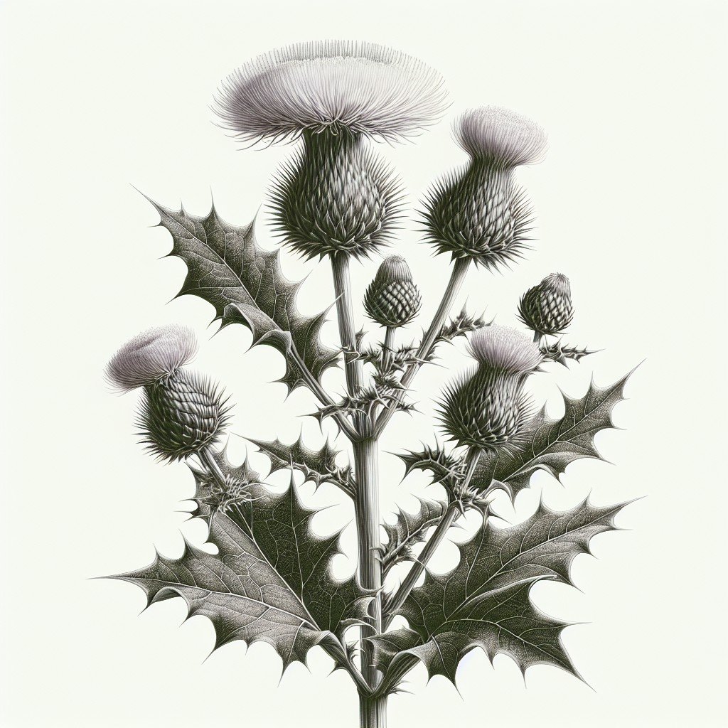 OSTROŻEŃ WARZYWNY (CIRSIUM OLERACEUM)