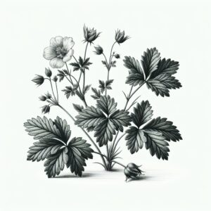 PIĘCIORNIK KURZE ZIELE (POTENTILLA ERECTA)