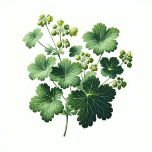 PRZYWROTNIK POŁYSKUJĄCY (ALCHEMILLA GRACILIS)