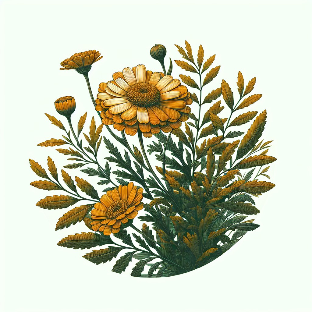 ZŁOCIEŃ MARUNA (TANACETUM PARTHENIUM)