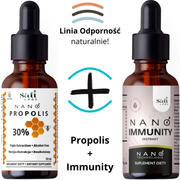 Pakiet odpornosc propolis immunity wizualizacja f Strona Sati Labs Satilabs wyróżnia się na tle innych producentów suplementów, oferując najwyższej jakości ekstrakty i krople ziołowe. Powstaliśmy po to, aby umożliwić Ci dostęp do naturalnej siły roślin, która pozwala zachować zdrowie i pełnię witalności. Wierzymy, że natura jest najlepszym źródłem dobroczynnych składników, a my dostarczamy jej esencję w najczystszej postaci. Podejmij z nami codzienne kroki w stronę lepszego samopoczucia.